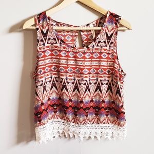 Chocolate Cropped Tank